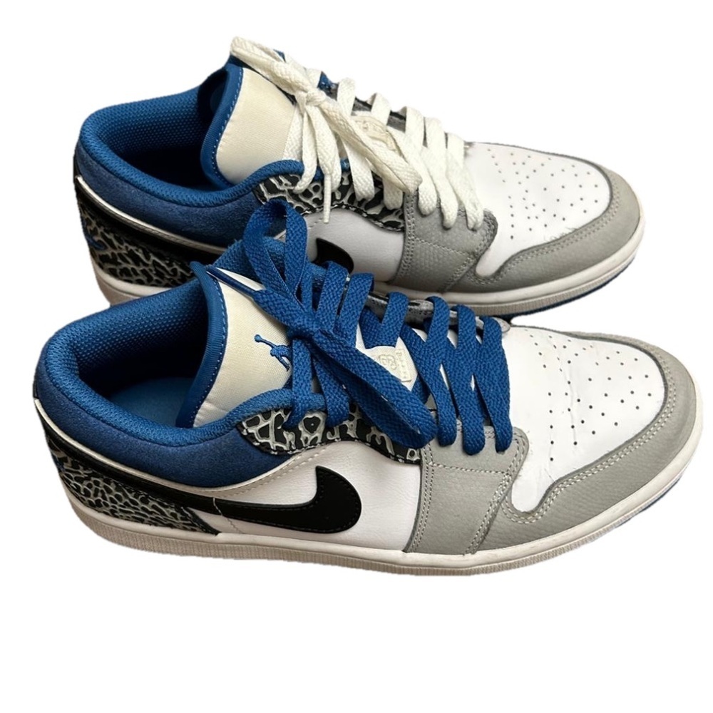 Nike Air Jordan 1 Low SE Retro Mens Size 8 US DM1199-140‎ True Blue Elephant